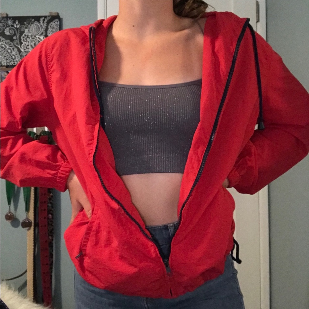 Brandy Melville red jacket - Picture 1 of 2